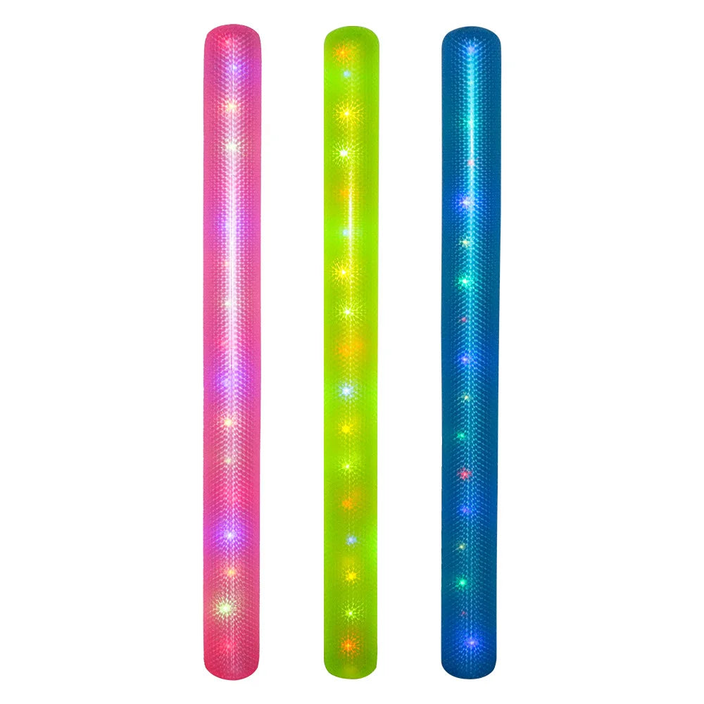 1-3PCS Inflatable Swim Stick Floating Pool Noodle with LED for Kids Adults Swimming Training Water Play Beach Party Supplies Oasis Select