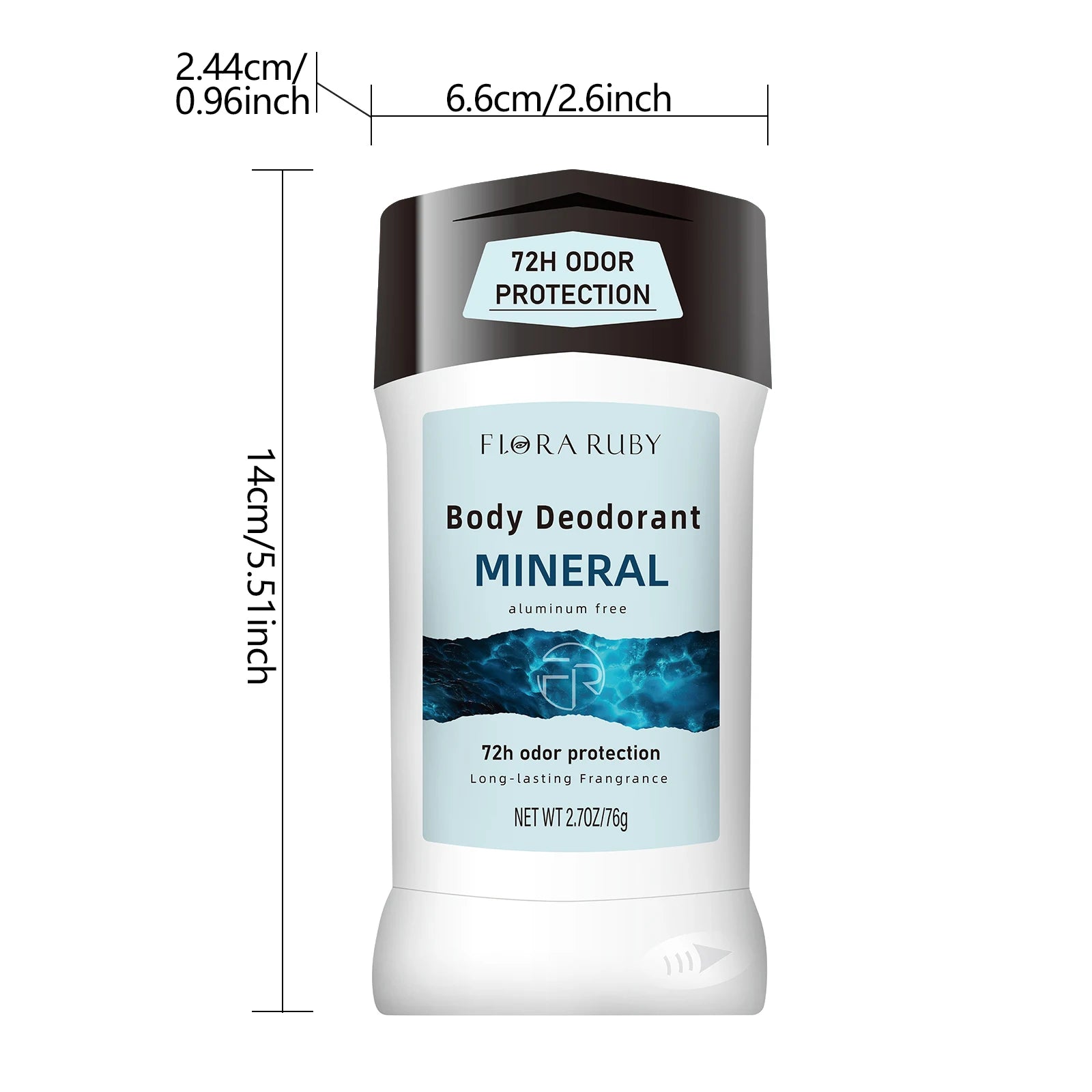 76g Mens Deodorant Refreshing Fragrant Body Care Cream- Long-Lasting Deodorizing,Anti-Sweating, Moisture Control Odor for Armpit Oasis Select