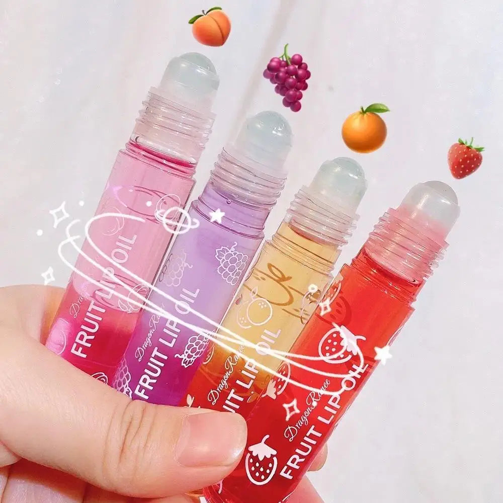Hydrating Lip Oil Roll On Balm For Long Lasting Shine And Nourishment Smooth Soft Lips With Moisturizing Gloss Oasis Select