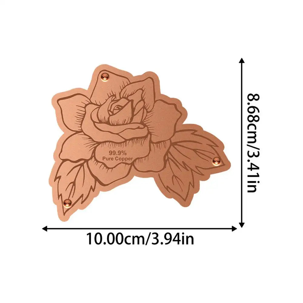 1PC Bird Bath Copper Birdbath Purifier With Triple-Point Support Bath Disk Ornaments Feeder Accessories For Outdoor Bird Baths Oasis Select 02
