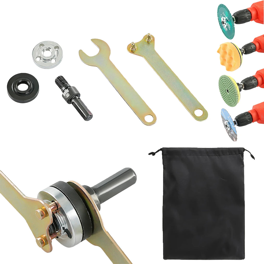10mm Drill Conversion Shaft Electric Drill to Angle Grinder Adapter for Cutting Discs Polishing Wheels Metal Wood Working Tool Oasis Select