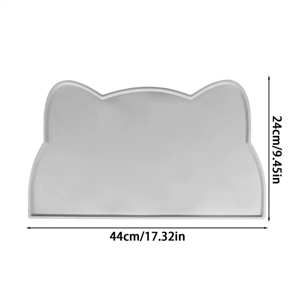Silicone Pet Feeding Mat – Non-Slip Waterproof Dog & Cat Placemat