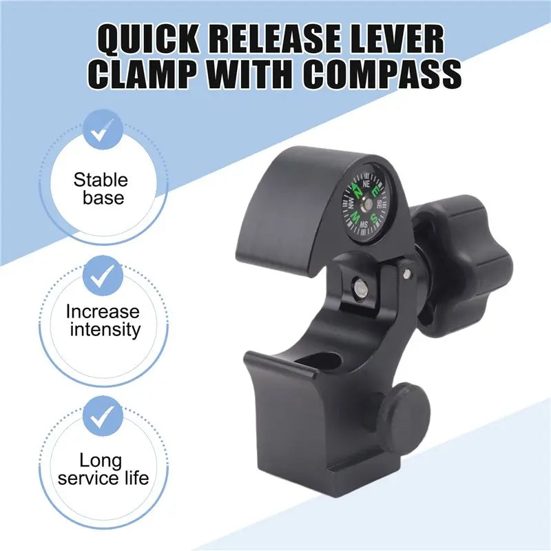 LIKE WISH GPS Range Pole Cradle Bracket For Trimble Handheld Open Data Collector With Compass Quick Release Pole Clamp Oasis Select