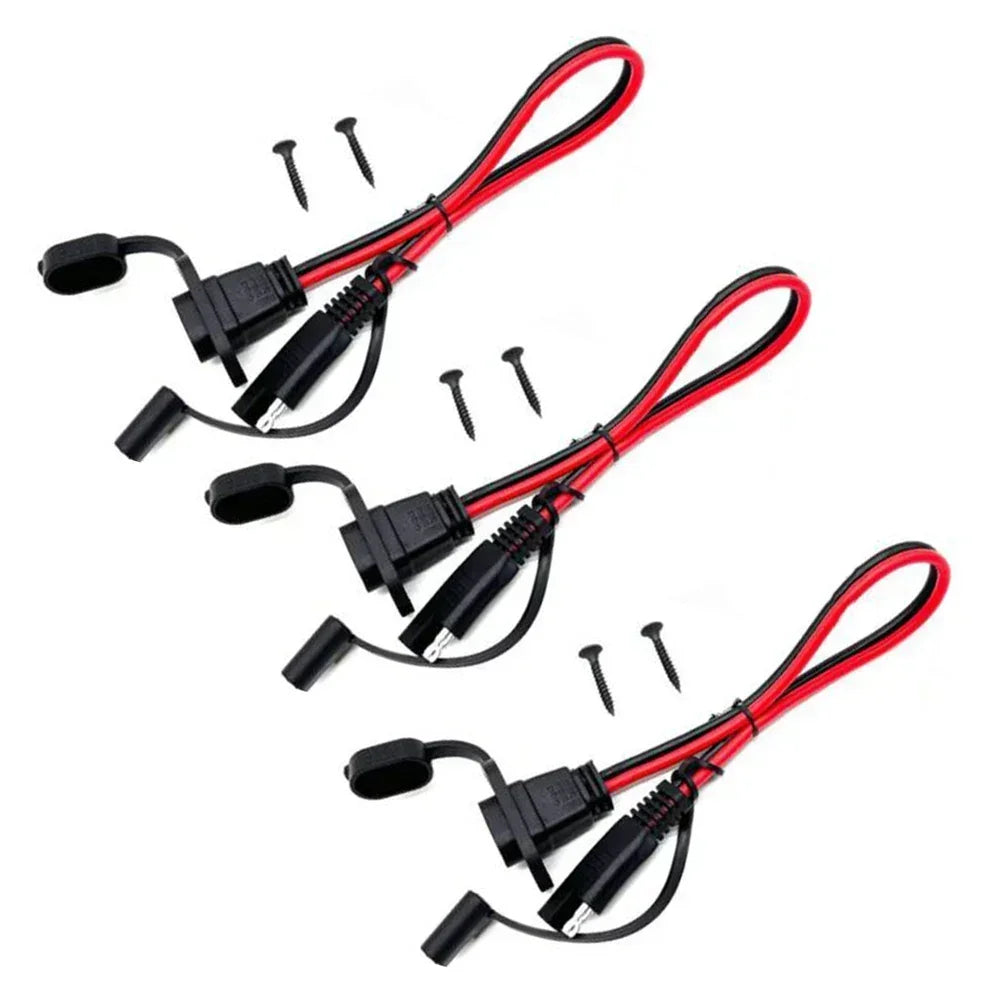 12AWG Cable Adapter Cable Battery Maintenance Robust Construction Simple Installation For Lawn Mower Generator Oasis Select