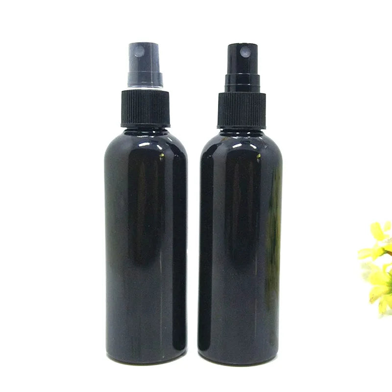 10-Pack 100ml Black Refillable Spray Bottles | Travel Atomizer