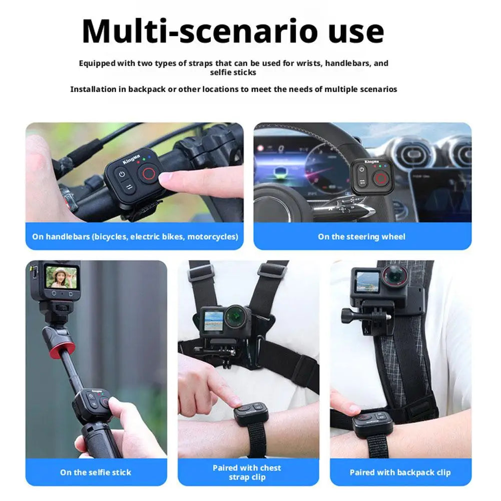 Bluetooth Remote for DJI Action 6/5 Pro/4 & OSMO 360 – 50M