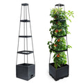 11" Self-Watering Tomato Tower Raised Planter Box with Trellis Raised Garden Planter Oasis Select United States