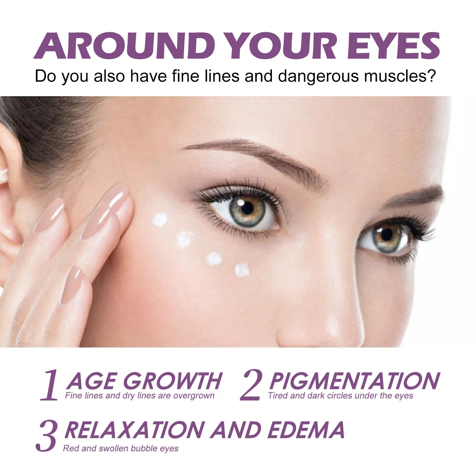Ultra Hydrating Eye Cream Anti Dark Circle Puffiness Anti-Wrinkle Firming Skin Fade Fine Lines Moisturizing Brighten Eye Care Oasis Select