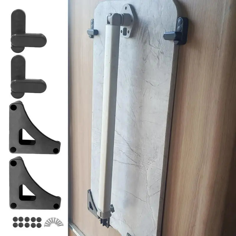 RV Table Mount RV Grill Mount and Table Wall Mount Multifunctional RV Trailer Accessories Folding Table Mount Hardwares for RV Oasis Select