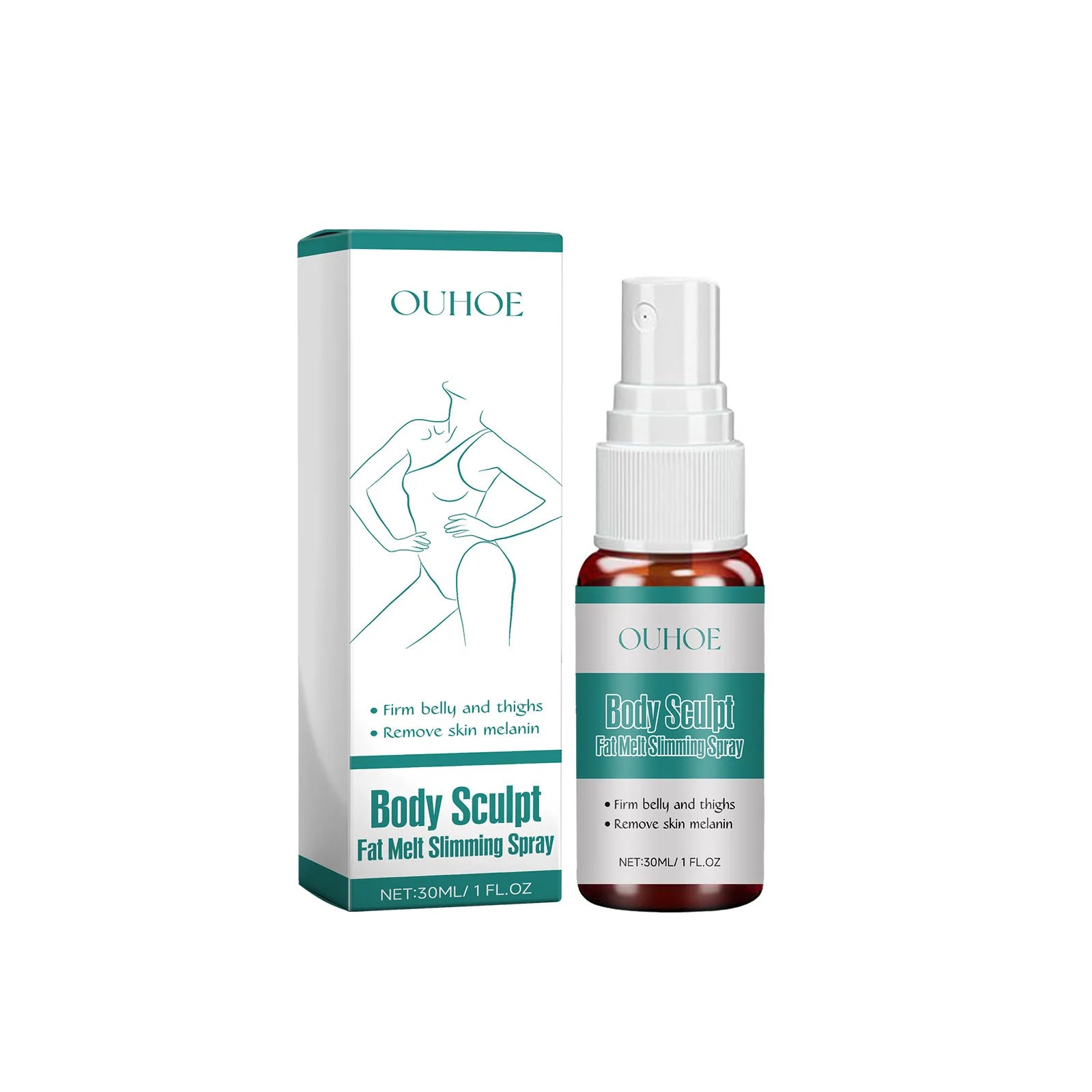 Sli-M-Ming Spray Fat Burner Accelerator Shaping Anti-Cellulite Firming Skin Repairing Tightening Health Care Lose We-Ight Spray Oasis Select 30ml Boxed