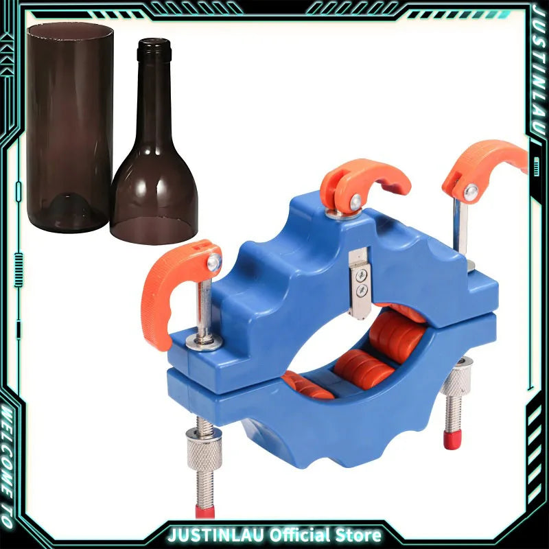 Glass Cutter for 1.26~3.7Inch Glass Bottle Cutter DIY Tools Wine Beer Cutter Wine Champagne Sculpture Glass Tube Cutting Machine Oasis Select