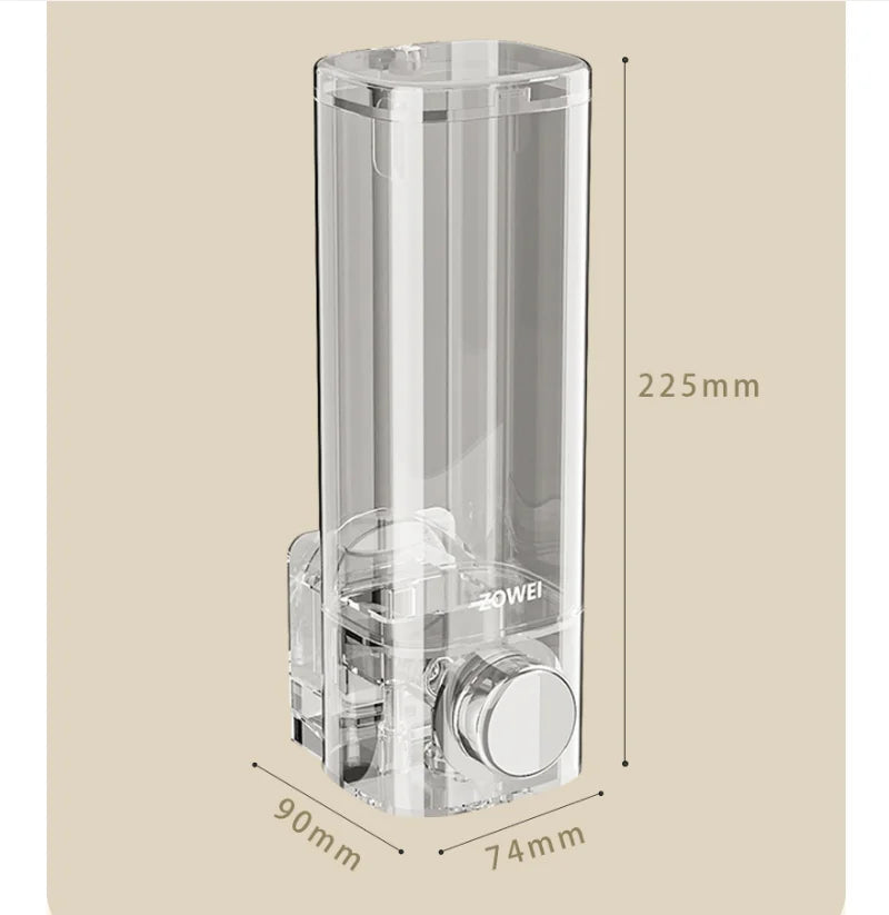 Wall Mounted Soap Dispenser with No Need for Drilling Installation, Bathroom and Kitchen Storage Organizer, Easy To Install Oasis Select