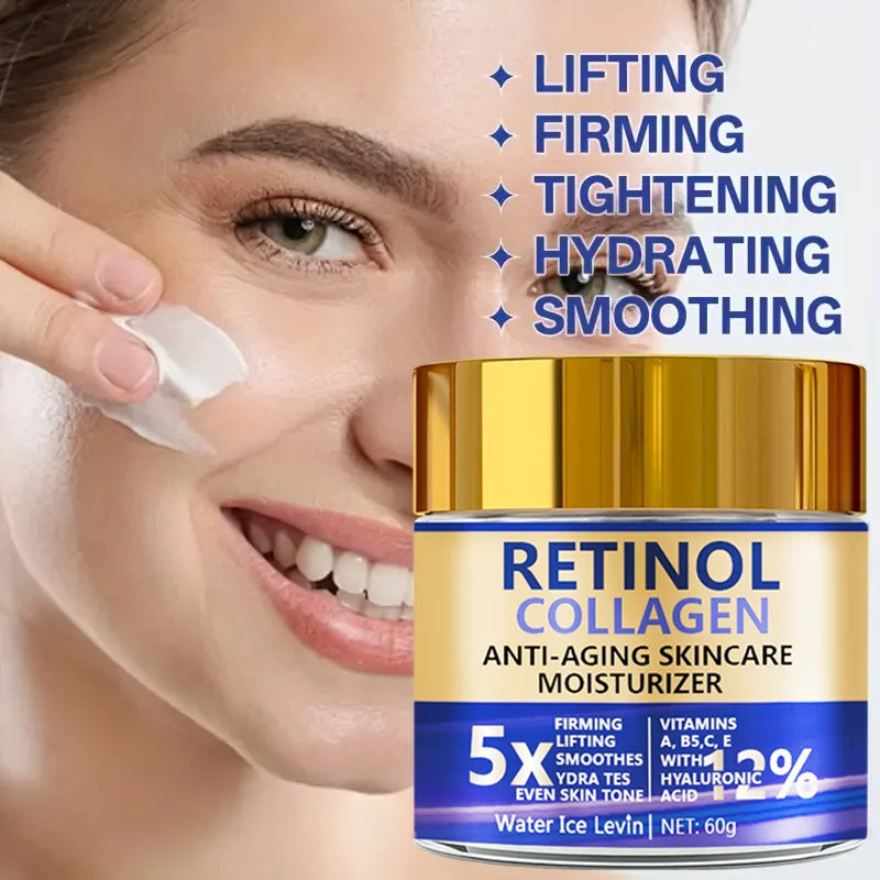 Retinol & Collagen Face Cream 60g | Firming Moisturizer Face Moisturizer Cream Oasis Select