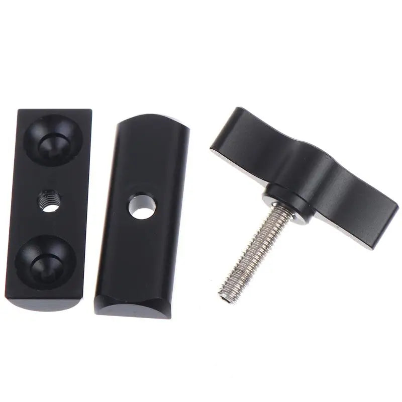17mm Ball Mount Double Socket Arm Clamp Joint Connecting Rod 1/4" Screw Adapter For 13 For OSMO360 Camera Phones GPS Holder Oasis Select