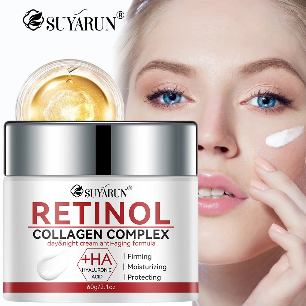 SUYARUN Retinol & Hyaluronic Acid Firming Brightening Face Cream Face Moisturizer Cream Oasis Select