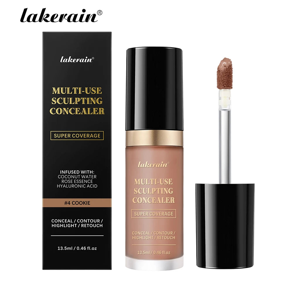 Lakerain 5-Shade Waterproof Matte Concealer & Foundation | Full Coverage