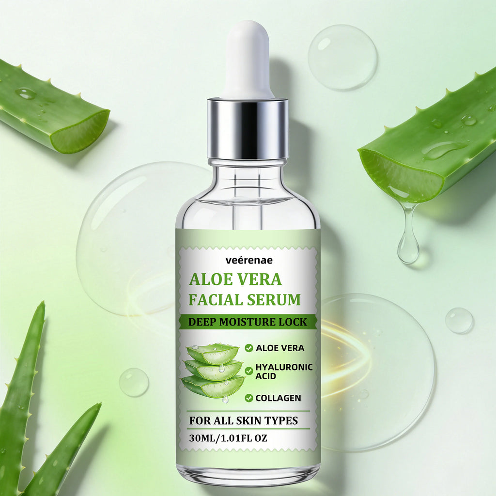 veérenae Aloe Vera Facial Serum – Oil-Free Hydrating Serum