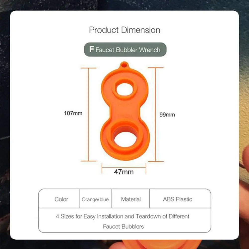 Faucet repair Spanner Plastic Splash Filter Install Spanner Universal Faucet Aerator Detached Oasis Select
