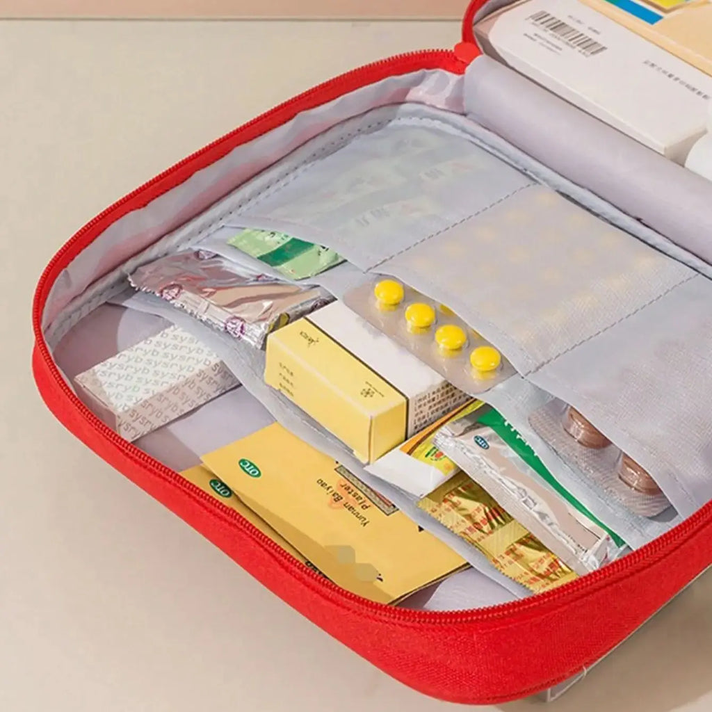 Portable Portable Medical Kit, Home First Aid Kit, Outdoor Travel Medical Kit, Large Capacity Medicine Storage Bag Oasis Select