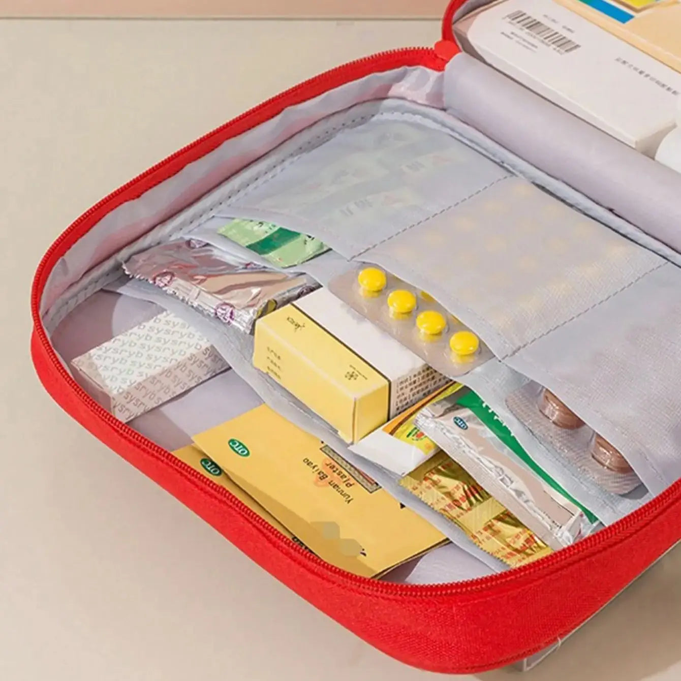 Portable Portable Medical Kit, Home First Aid Kit, Outdoor Travel Medical Kit, Large Capacity Medicine Storage Bag Oasis Select