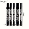 10/20pcs Permanent Marker Set, Waterproof Black Ink High-Capacity Oil-Based Pens, Office Supplies for Multi-Surface, Graffiti Oasis Select 10pcs black