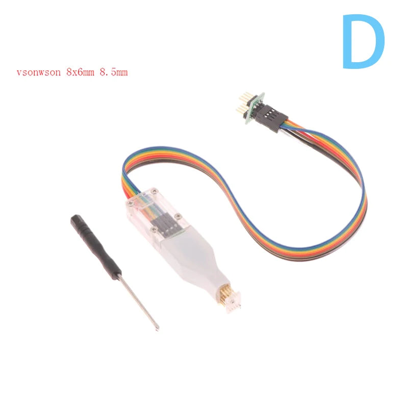 Sop8 W-son Chip Download Burn Write Probe Spring Needle Flash Eeprom Chip Burner Cable Oasis Select D