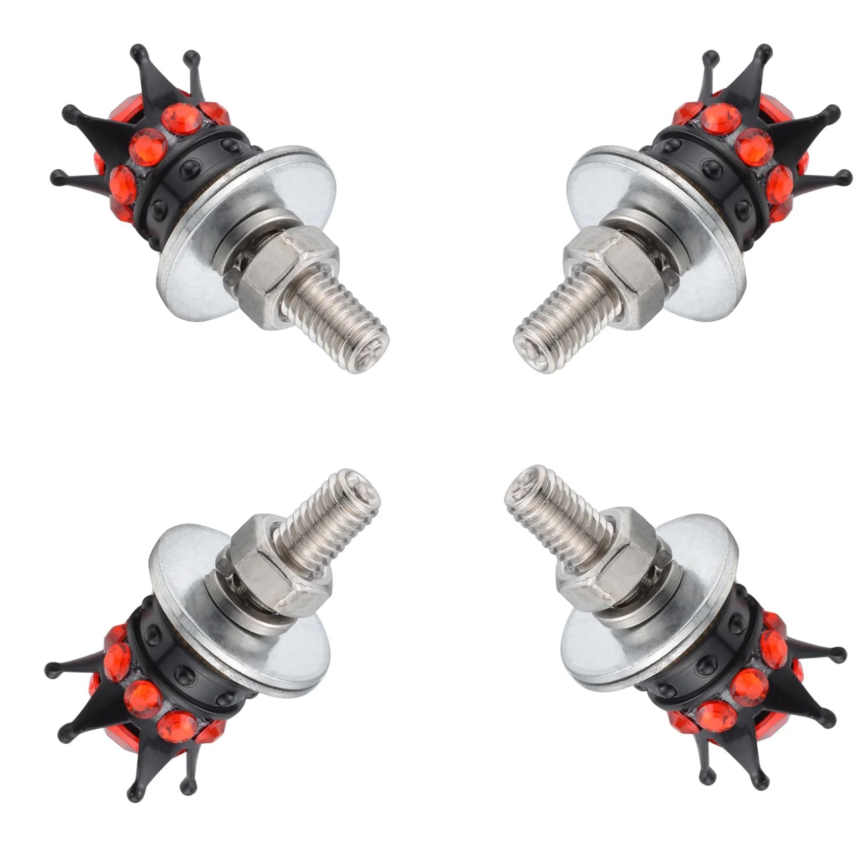 License plate screw fasteners flash installation license plate bolts license plate screw kit, suitable for cars and motorcycles Oasis Select 4pca 2