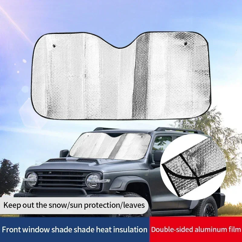 Sun Shade for Car Windshield Front Window Sun Protector Heat Shield UV Block Foldable Auto Sunshade for Summer Oasis Select