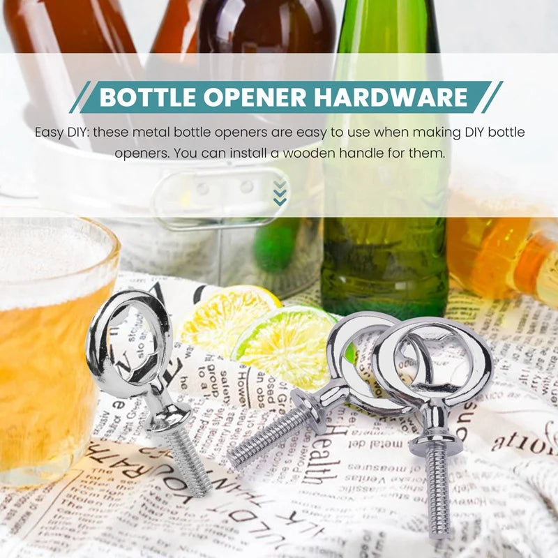 7 Pcs Christmas Bottle Opener Bottle Opener DIY Craft Beer Bottle Opener Blank Bottle Opener For Wood Turning Project Oasis Select
