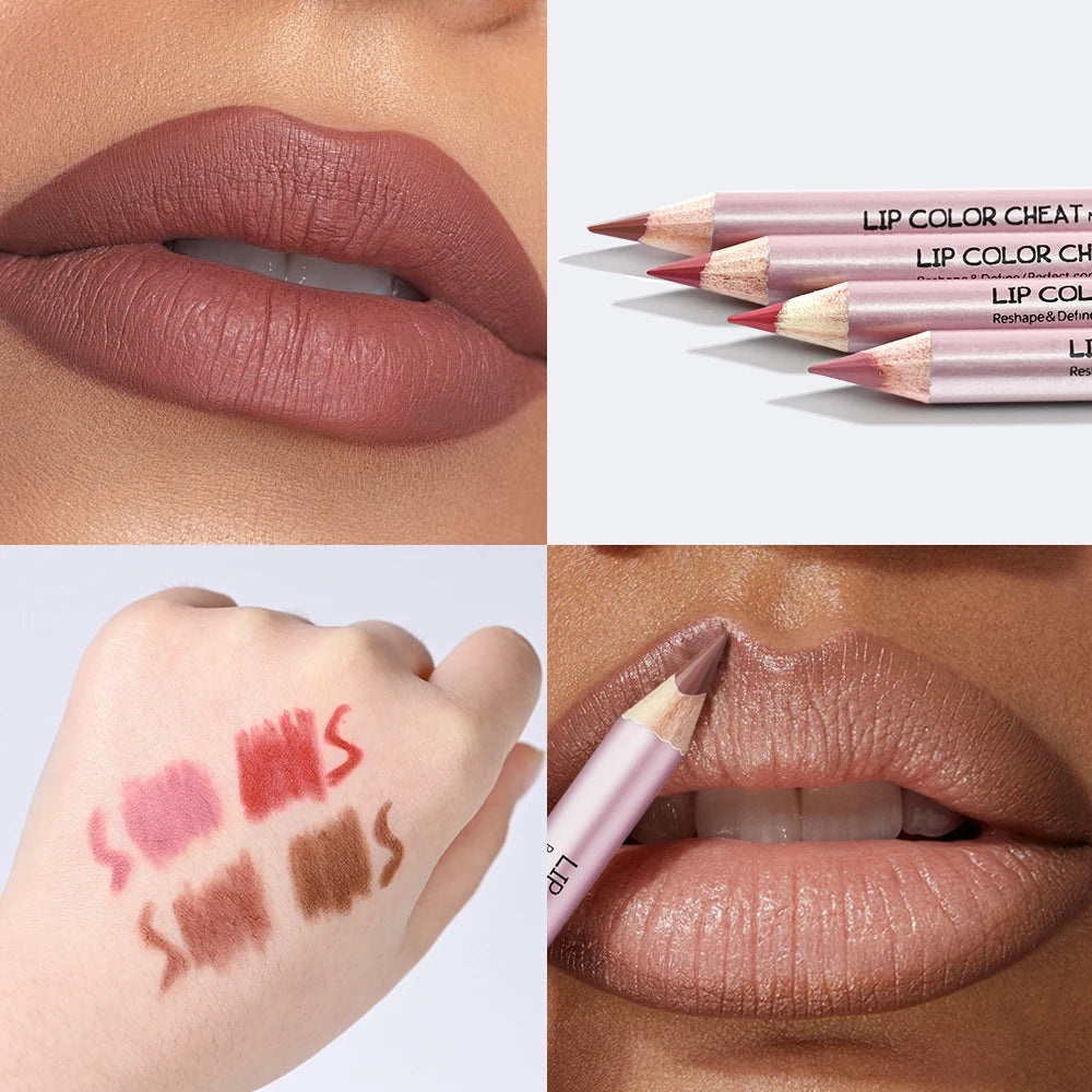 Mini Lip Liner Pen Pillow Intimacy High Color Define Sexy Lips Precision Waterproof Long-lasting Girlfriend Gifts Lip Liner Pen Oasis Select