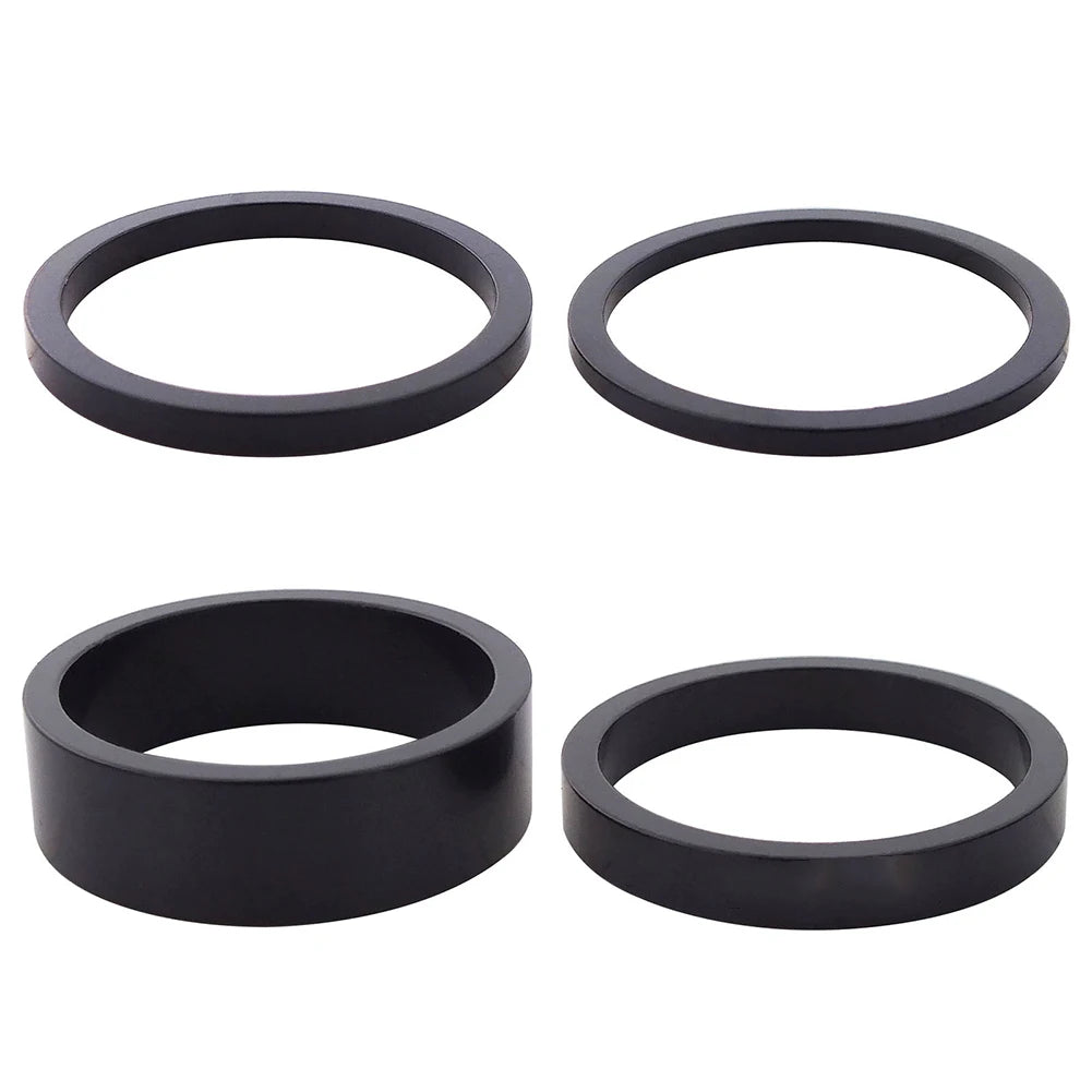 Bike Headset Spacer Set 12PCS Aluminium Alloy Stem Washer 2mm 3mm 5mm 10mm Designed for 28 6mm Round Tubes Forks Frames Oasis Select