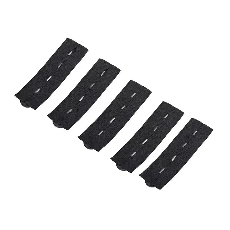 Black Waistband Extender Buckle – Elastic Adjustable Pant Button Waistband Extender Oasis Select 5pcs