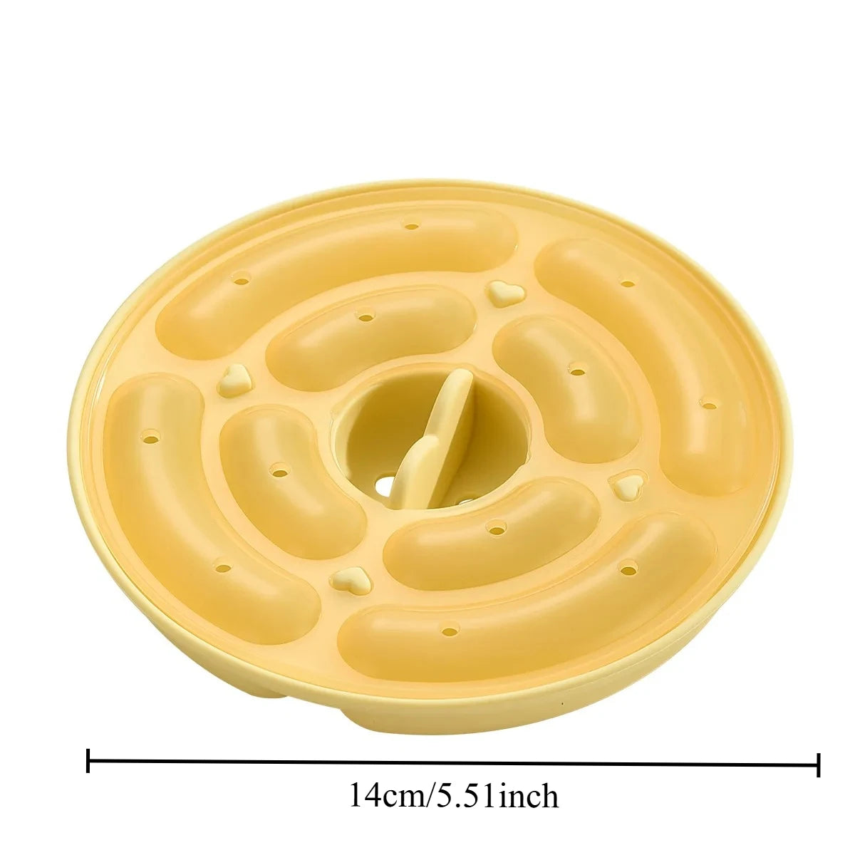 Food Grade Silicone Sausage Mold DIY Hot Dog & Steamed Sausage Mold for Baby Food Supplement Household Baking Tool Oasis Select Lemon yellow