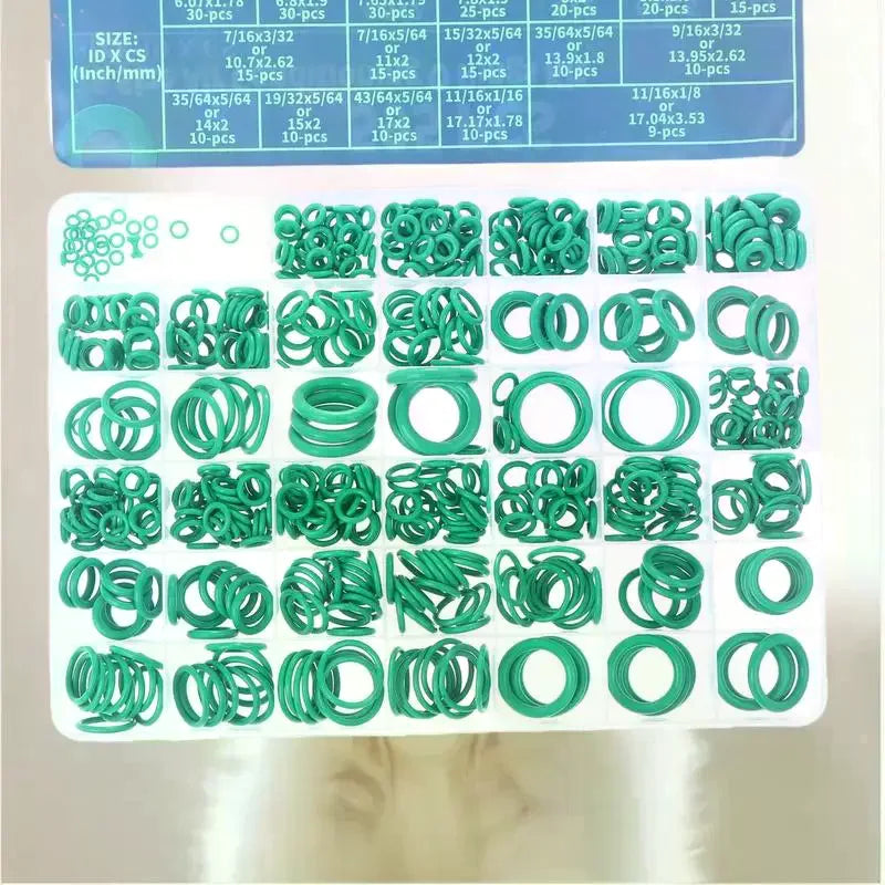 595/1020 Nitrile Rubber O-Ring Assortment; Ideal for Car Air Conditioning & Plumbing Fixtures Repair Oasis Select