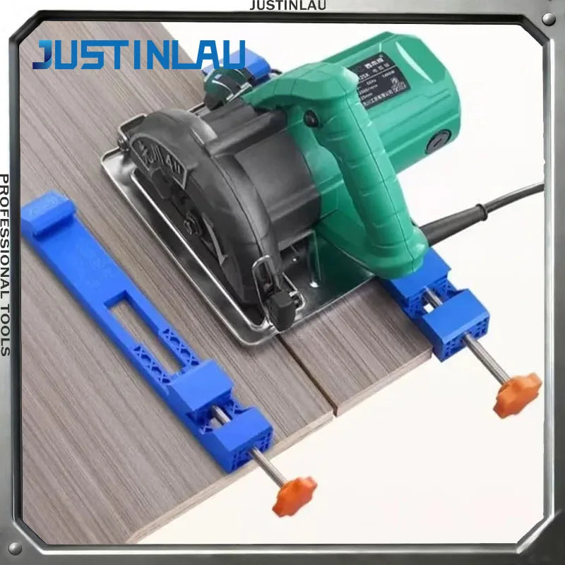 JUSTINLAU 1PC Circular Saw Milling Fixture Adjustable Cutting Machine Base Guide Rail Suitable for 4inch Dust Cutting Machine Oasis Select