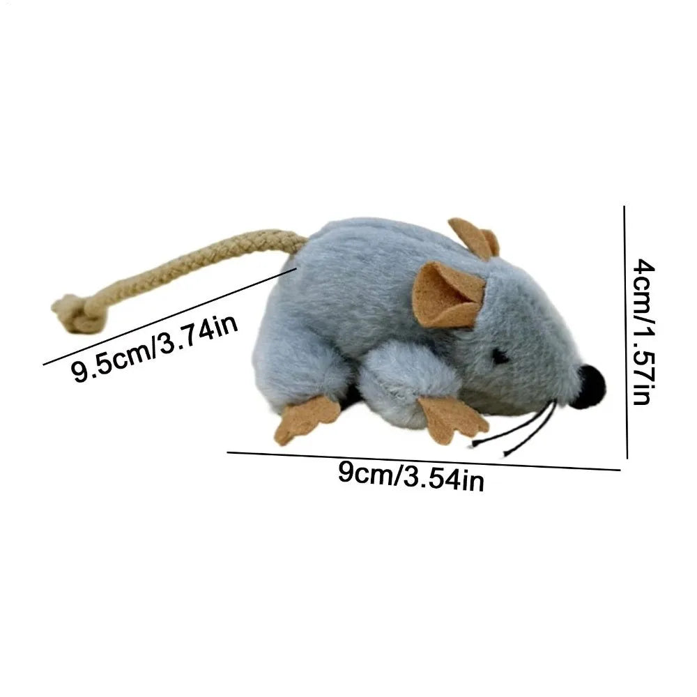 Pet Mouse Interactive Cat Compact Design Kitten Cat Mouse Mice Playthings Indoor Cat Oasis Select