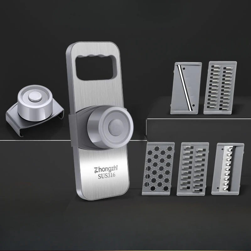 Stainless Steel Vegetable Slicer Potato Slicer Household New Multifunctional Slicer That Does Not Harm Hands Kitchen Accessories Oasis Select