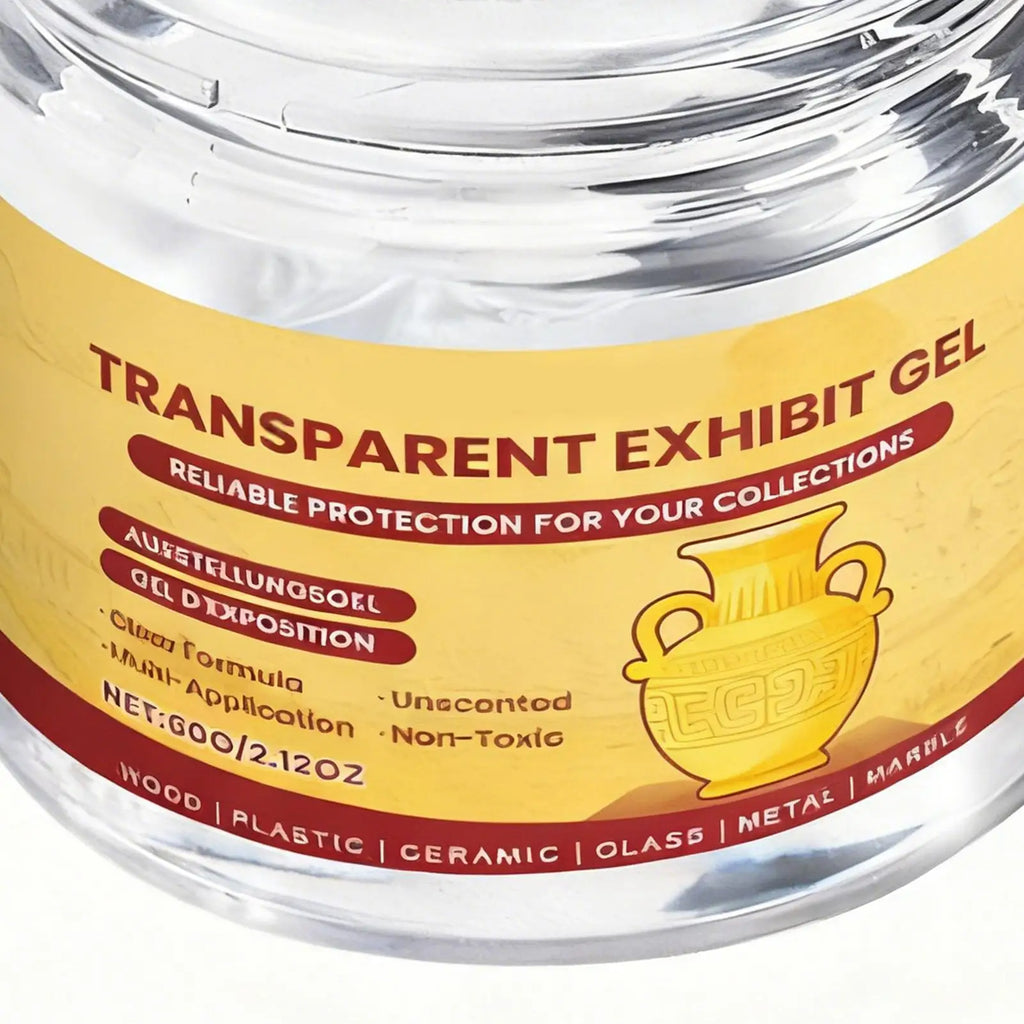 60g Museum Gel Clear Removable Museum Paste Putty Wax Removable Reusable No Residues Clear Adhesive Exhibits Putty Clear Gel Oasis Select
