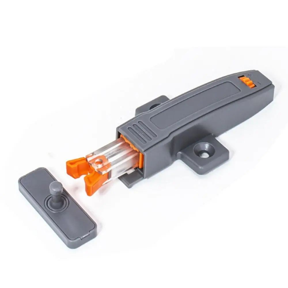 New ABS Cabinet Catches Damper Buffer Push Type Door Lock Buckle Hardware Invisible Rebound Device Wardrobe Oasis Select Style 2