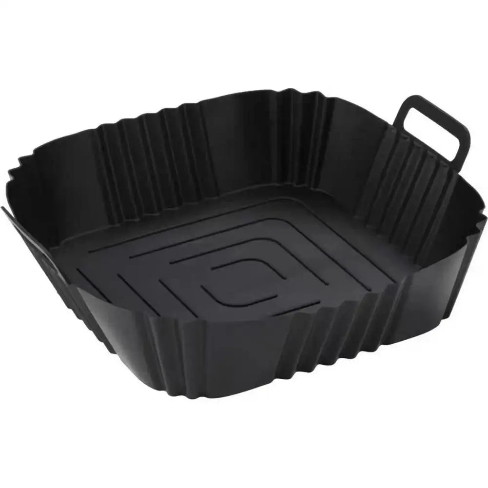 22cm Silicone Air Fryer Liner – Non-Stick Reusable Basket