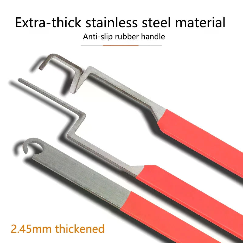 3Pcs/set Compact Casement Windows Unlocking Tool Professional Non-slip Lock Picking Set Convenient Stainless Steel Door Open Key Oasis Select