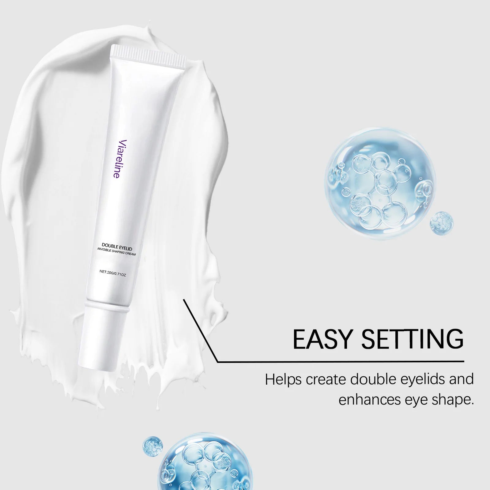 Double Eyelid Shaping Cream Invisible Enlarge Eyes Lightweight Invisible Natural Quick Drying Improve Eye Shape Natural Looking Oasis Select