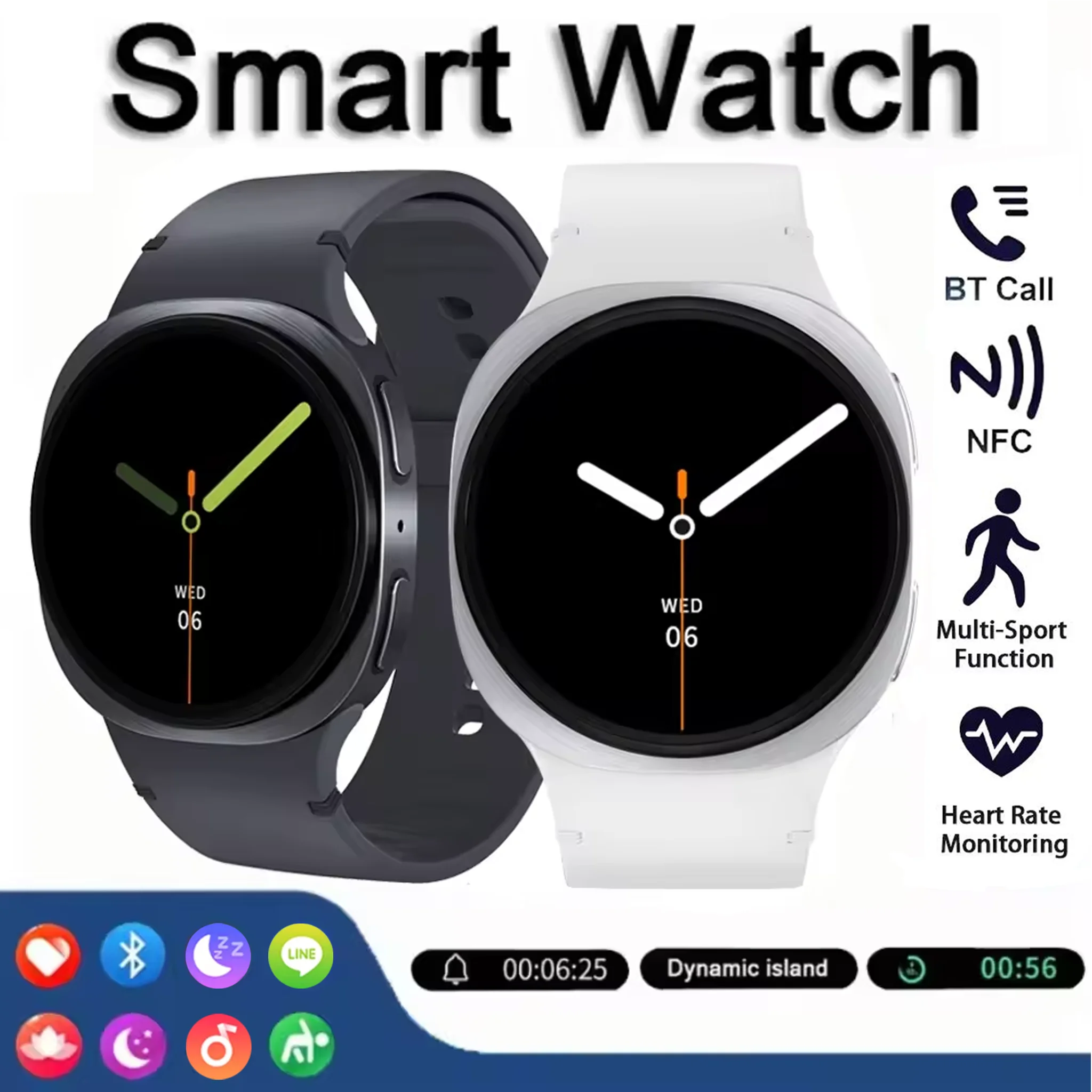 IYTSFT GT8 Max Smart Watch – Bluetooth Call & Fitness Tracker