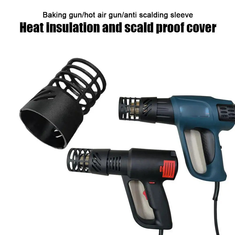 Hot Air Gun Protective Plastic Cover High Temperature Windpipe Anti Scalding Coating Tool Roasting Gun Ironing Cover Accessories Oasis Select