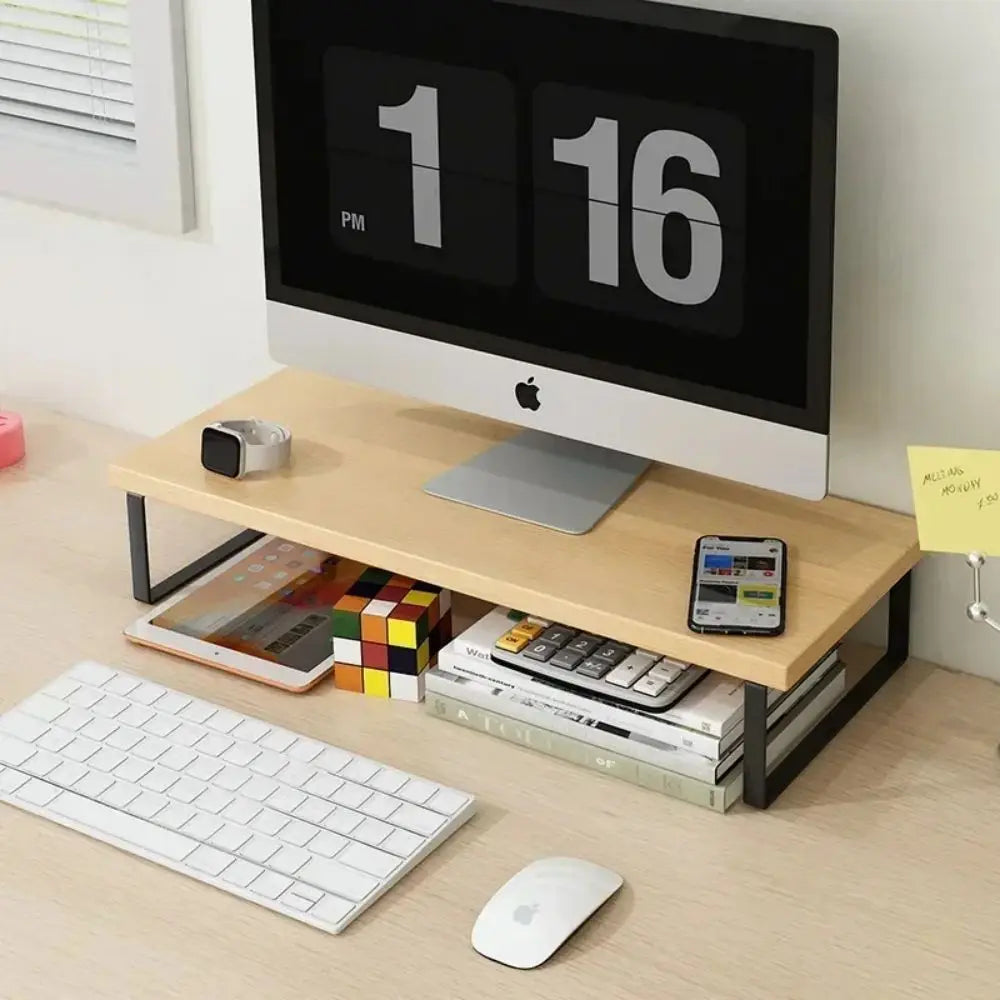 Computer Monitor Elevated Monitor Base Home Office Storage Rack Computer Desktop Creative Storage Rack Office Storage Supplies Oasis Select