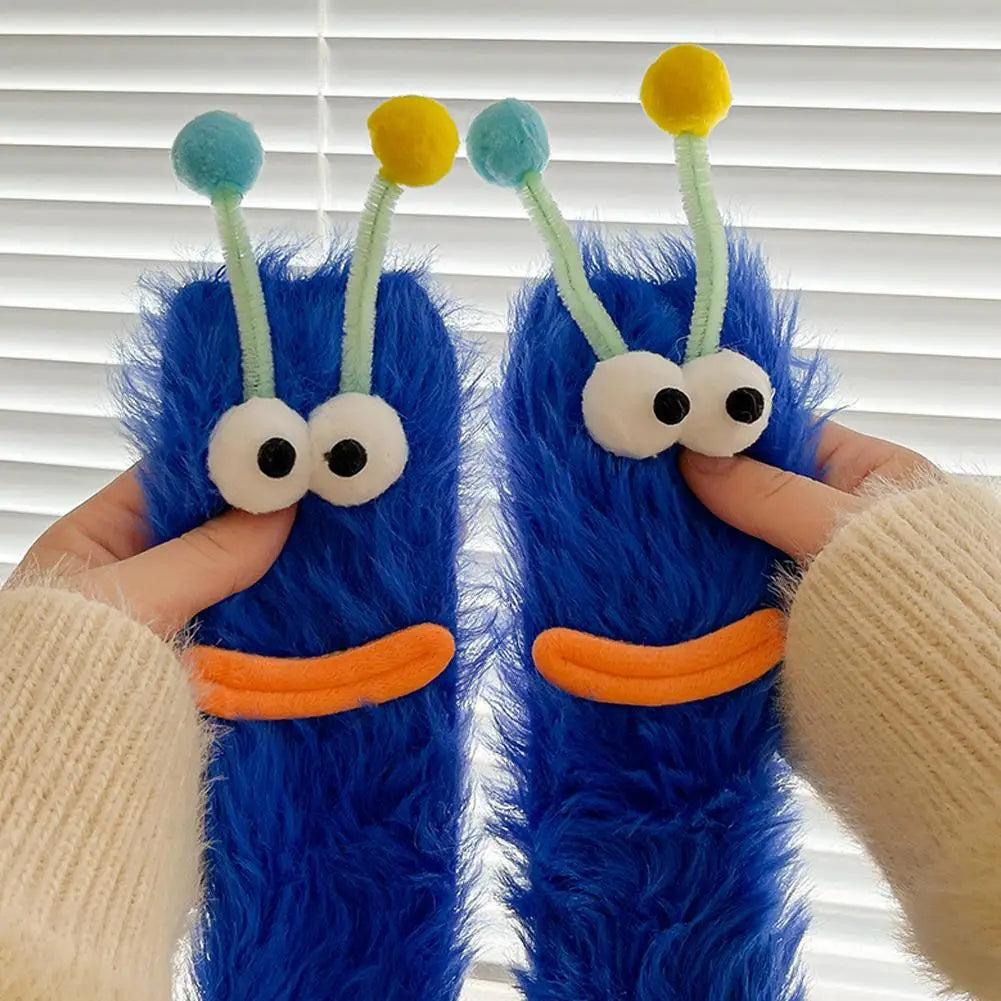 Christmas Autumn Winter Socks Cute Mid-tube Fluffy Floor Sleep Funny Velvety Warm Thick Happy Socks Girls Gift Lady Wholesale Oasis Select
