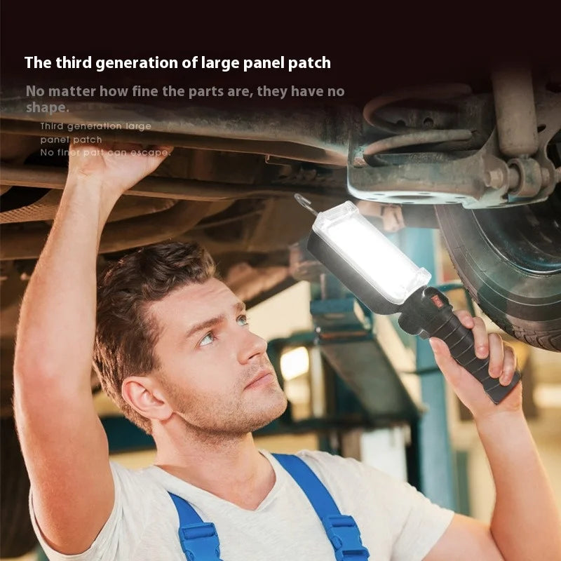 COB Magnet Work Light Portable Rechargeable High Bright Flashlight Waterproof Outdoor Multifunction Auto Repair Lights Oasis Select
