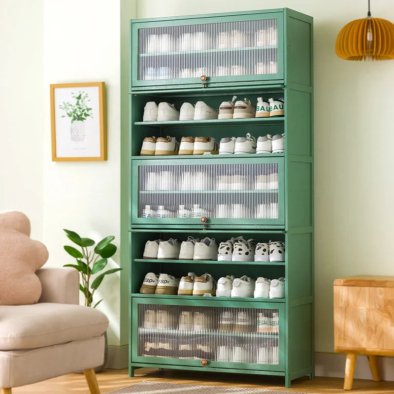 Shoe rack Multi-layer storage shelf Household simple door entry balcony Indoor large-capacity dust-proof shoe cabinet Oasis Select