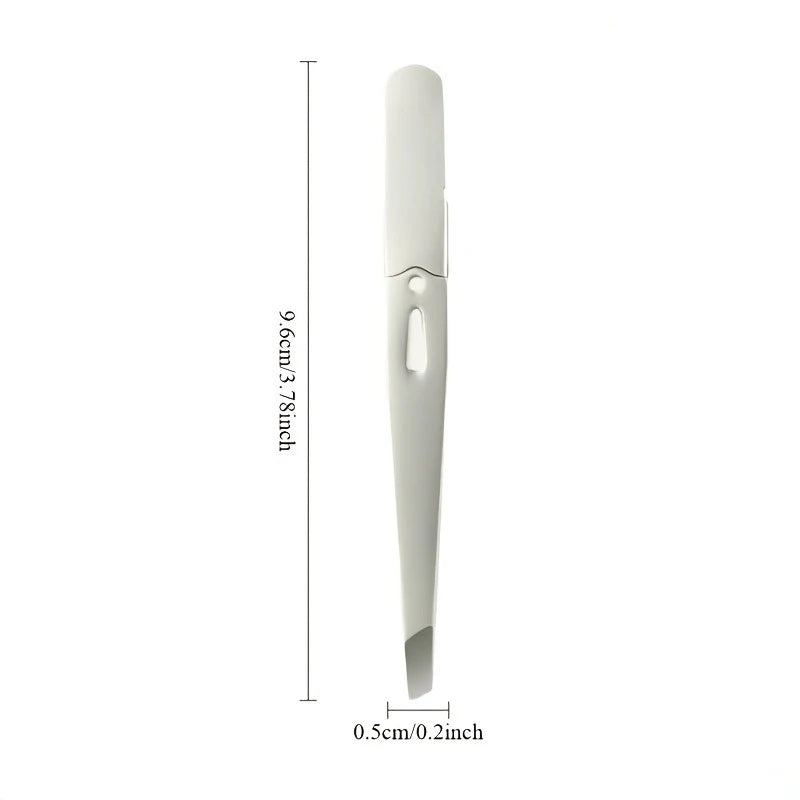 Stainless Steel Professional Eyebrow Clip, High Eyebrow Clip, Oblique Mouth Small Tweezers, Universal Hair Removal Pliers Oasis Select