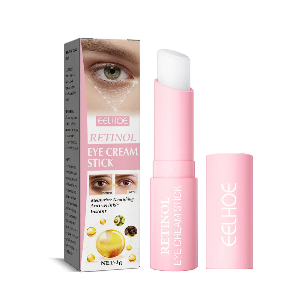 Retinol Eye Cream Stick Lifting Fade Fine Line Remove Dark Circles Eye Bags Anti Puffiness Moisturizing Smoothing Eye Skin Care Oasis Select